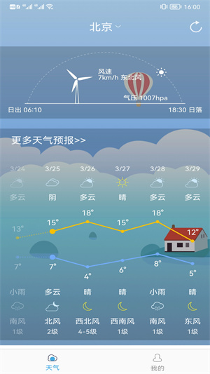 新趣天气APP安卓版下载-新趣天气24小时城市天气实时精准预测下载v1.1