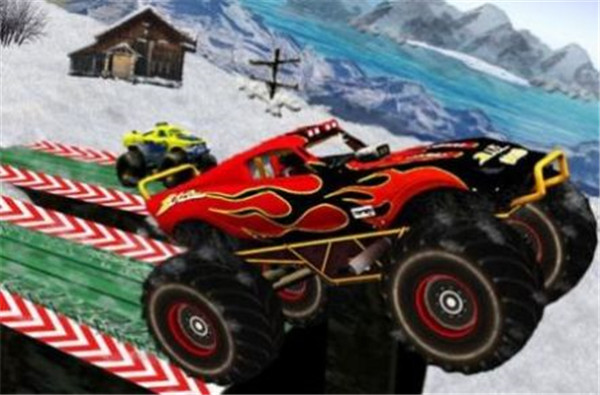 雪地奔驰卡车手游下载-MonsterTruckSnowStuntRacing最新安卓版下载v0.9