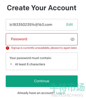 《ChatGPT》Signup is currently unavailable错误提示解决方法