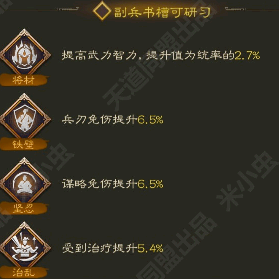 《三国志战棋版》S3不动如山兵书介绍一览