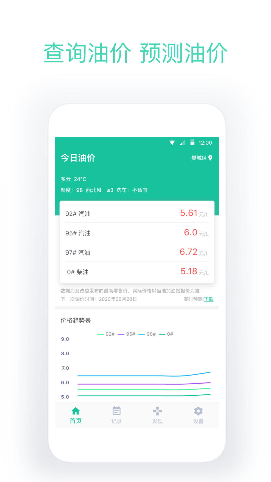 今日油价app下载-今日油价便捷查油价软件安卓端免费下载v2.2.0