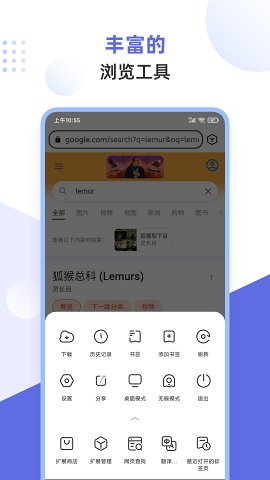 狐猴浏览器下载-狐猴浏览器（Lemur Browser）appv2.3.1.001 最新版