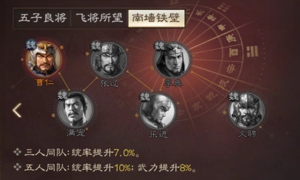 《三国志战棋版》张辽属性战法搭配推荐